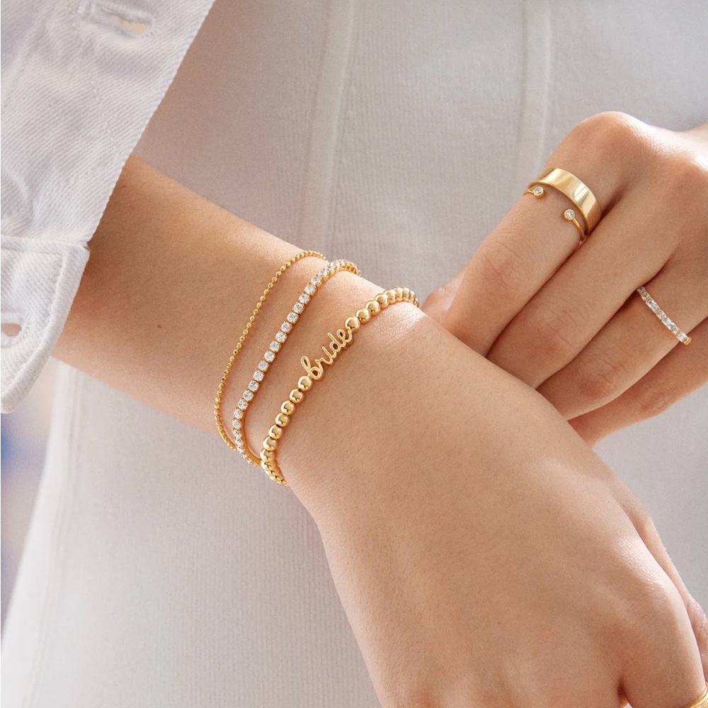 Bride Script Bracelet - image 3